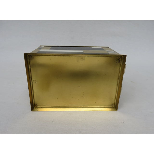 Art Deco Black & White Brass Cigarette Dispenser from Erhard & Söhne For Sale - Image 13 of 15