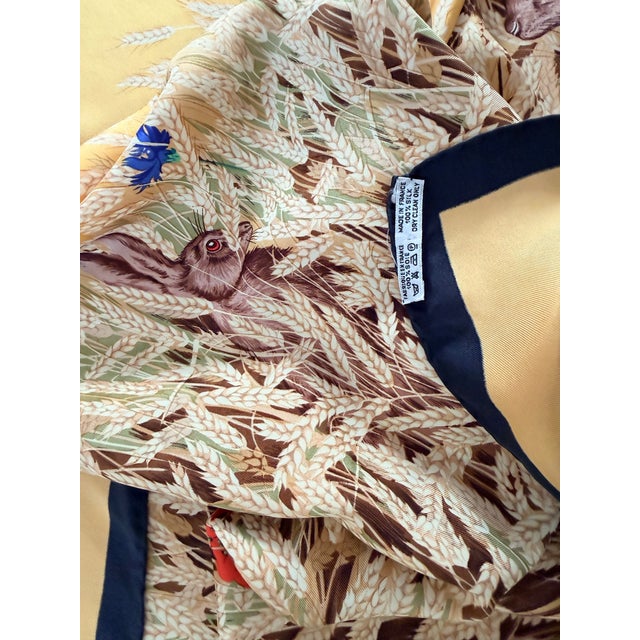 Hermès Les Blés Silk Scarf 2006 Designed by Grygkar Hugo For Sale - Image 12 of 12
