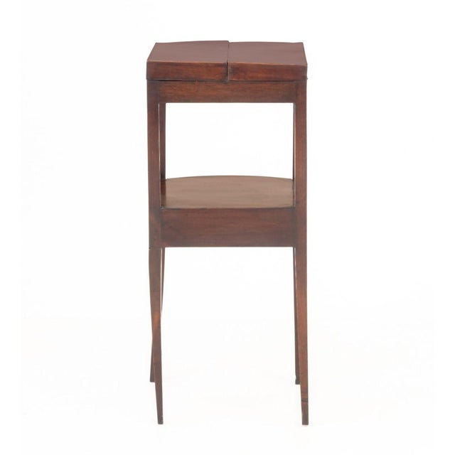 Brown Victorian Flame Mahogany Washstand For Sale - Image 8 of 8
