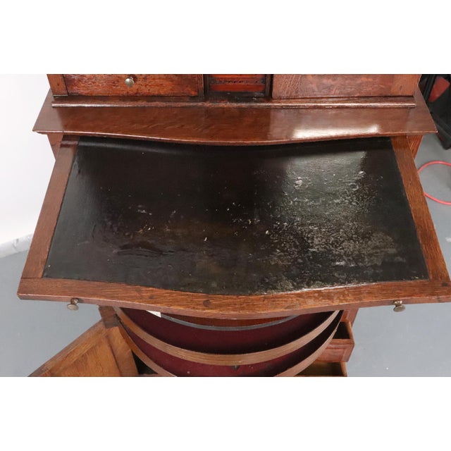 Brown Antique 1890s Ransom & Randolph Co. Dental Cabinet For Sale - Image 8 of 16