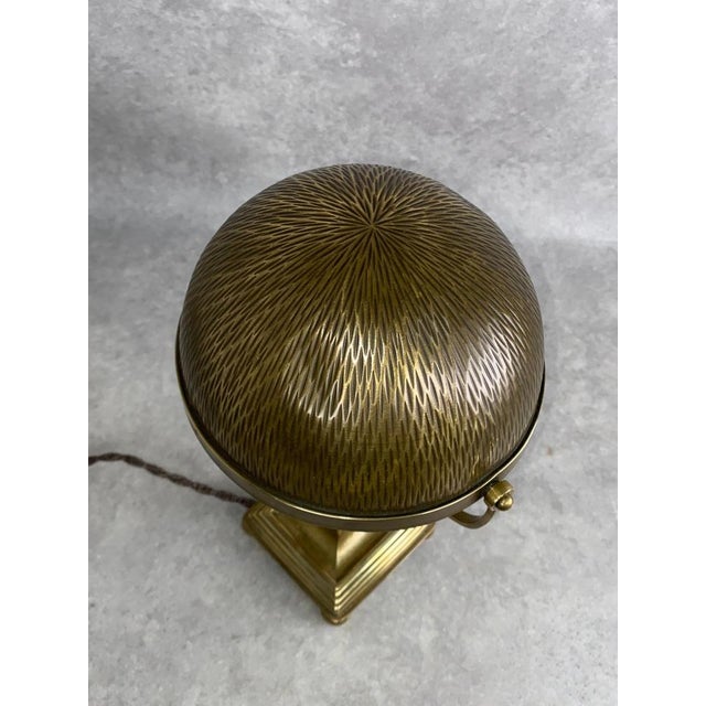 Brass Table Lamp in the style of Vienna Secession, 1890s For Sale - Image 5 of 10