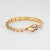 Traditional Antique Edwardian Snake Bracelet 18k Yellow Gold Diamond Ruby Vintage For Sale - Image 3 of 6