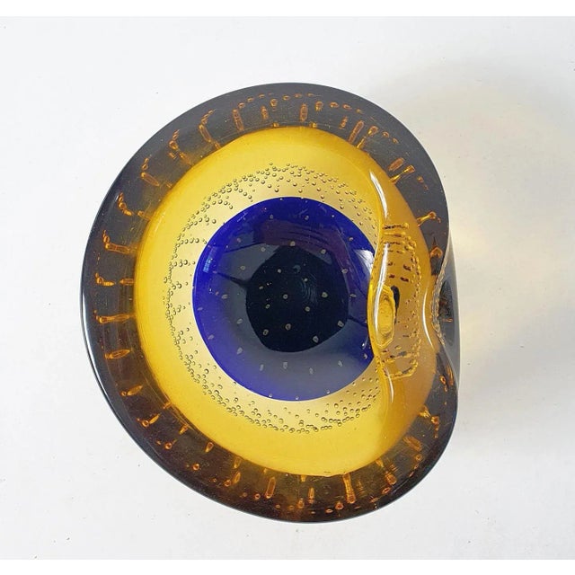 Mid-Century Italian Murano Glass Bowl For Sale - Image 3 of 9