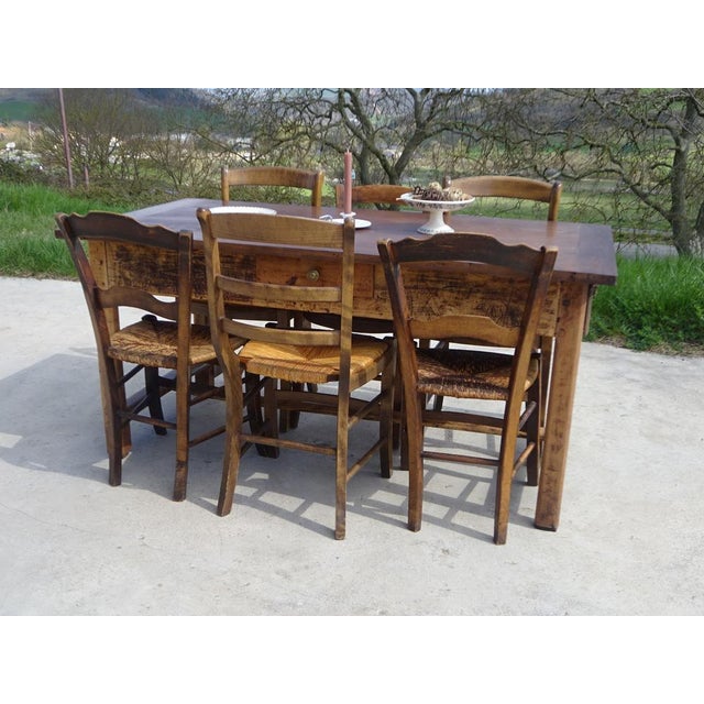 Antique Farm Oak Table, 1800s For Sale - Image 18 of 18