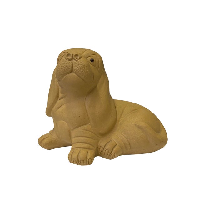 Oriental Puppy Dog Small Ceramic Animal Figure Display Art For Sale In San Francisco - Image 6 of 6