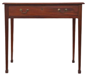 Antique Georgian Mahogany Writing Table, 19th Century