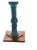 Early 21st Century Cedar Creek Gallery (Nc) Pottery Totem With Blown Glass Ornament For Sale - Image 5 of 5