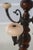 1990s Victorian Style Barley Twist Brass & Marble Coat Rack For Sale - Image 5 of 13