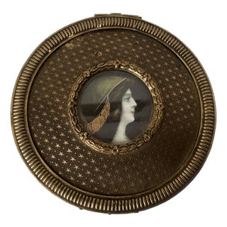 Antique French Trinket Box For Sale