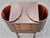 Early 20th C. Martha Washington Walnut and Mahogany Sewing Cabinet Side Table For Sale - Image 9 of 10