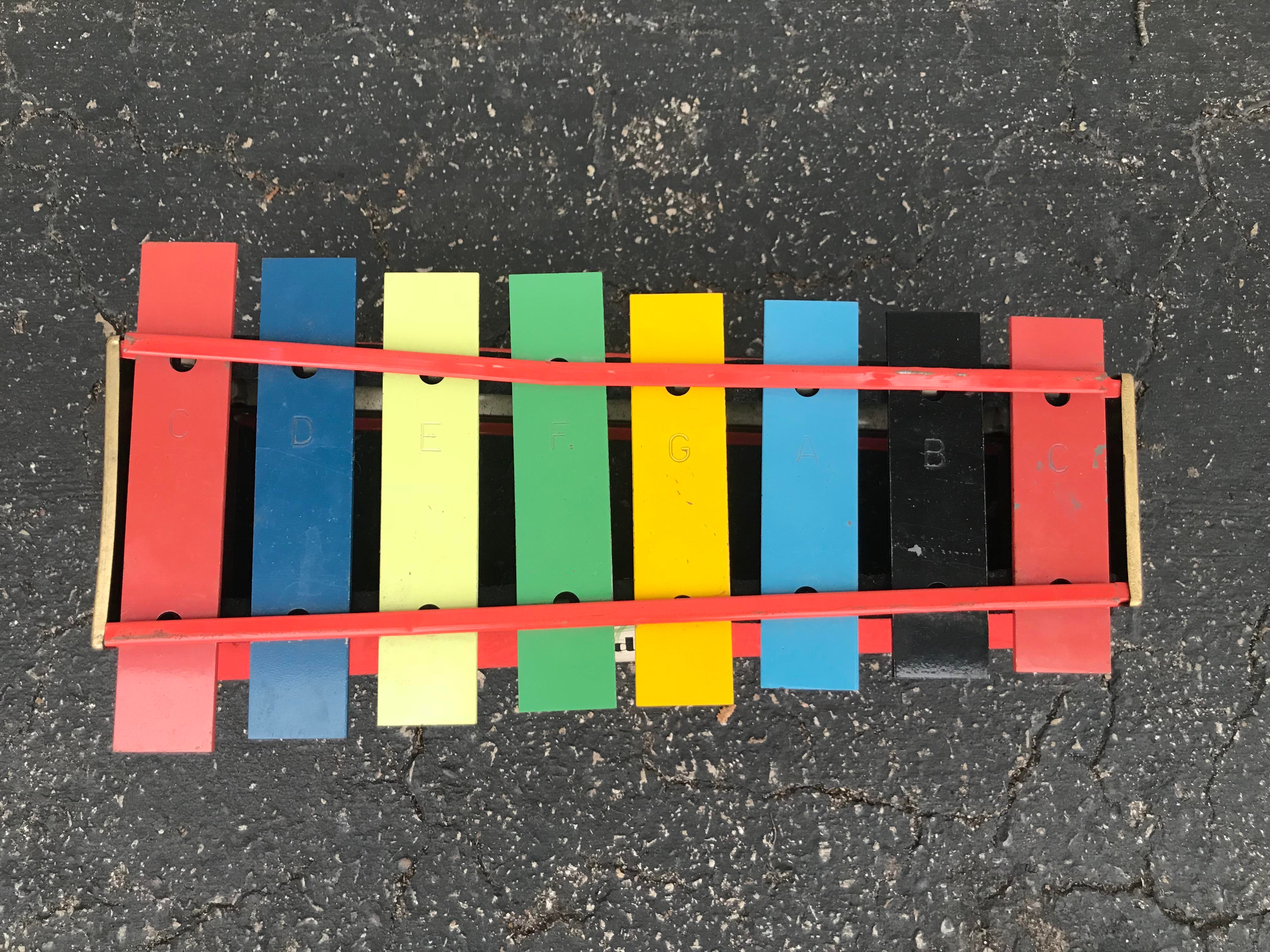 vintage toy xylophone