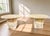Contemporary Pair of 1970s Italian Travertine Scalloped Edge Pedestal End Tables For Sale - Image 3 of 18