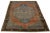 Antique Serapi Heriz Wool Rug With Medallion & Terracotta Field For Sale - Image 4 of 12