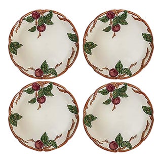 Mid-20th Century Vintage Franciscan "Apple" Dinner Plates - Set of 8 For Sale
