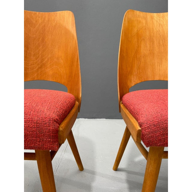 Set of Ton Model 514 Dining Chairs by Radomír Hofman, 1960s For Sale - Image 11 of 18