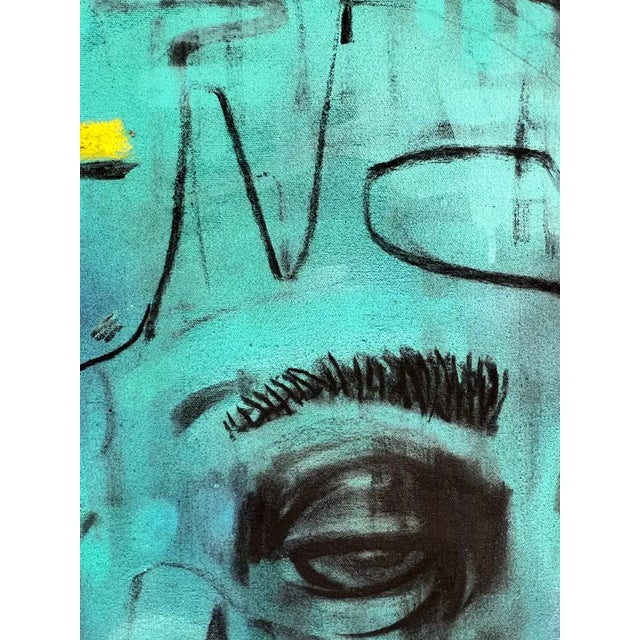 Jack Winthrop "Eye See" Neo-Expressionist Style Mixed Media Painting 2021 For Sale - Image 9 of 18
