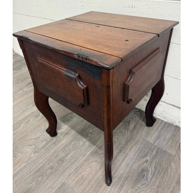 19th Century Antique 1872 Brown’s Patent Victorian Convertible Stand Secretary Writing Table For Sale - Image 5 of 10