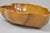 Vintage Mid Century Modern Monkey Pod Carved Koa Wood Banana Leaf 16" Fruit Bowl For Sale - Image 9 of 16