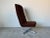 70's Mid-Century High Back Swivel and Rocking Lounge Chair For Sale - Image 10 of 12