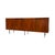 Iconic Florence Knoll for Koll credenza in walnut. Featuring chrome legs, leather pulls and ample storage room. The top...