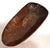 Vintage African Hand-Carved Wood Dark Brown Decorative Tribal Bowl Centerpiece For Sale - Image 9 of 12