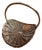 1970s Vintage Wicker Flower Gathering Basket For Sale