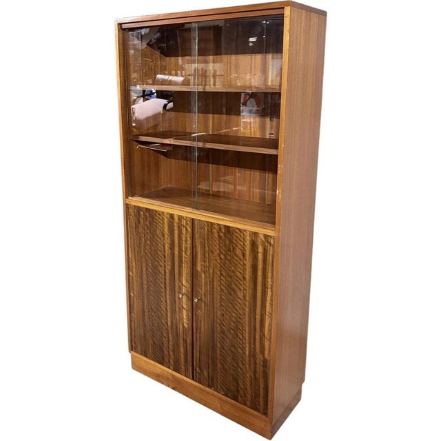 Mid-Century Modern Bookcase in Teak and Walnut, 1960s For Sale - Image 6 of 9