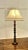 Wood Tall French Turned Oak Table Lamp, 1920s For Sale - Image 7 of 8
