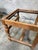 Vintage French Rush Seat Back Oak Dining Chairs Set of Four Bleached Farmhouse For Sale - Image 16 of 17