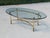 Vintage Labarge Regency Brass and Glass Cocktail Table For Sale - Image 9 of 18