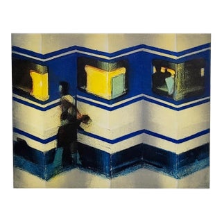 Christopher Brown - Accordion - Aquatint on Paper For Sale