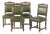 Romantic Chairs, 19th Century, Set of 4 For Sale