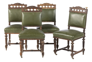 Romantic Chairs, 19th Century, Set of 4