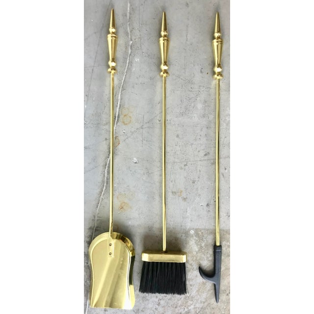 Neoclassical Neoclassical Fireplace Tool Set - Set of 4 For Sale - Image 3 of 9