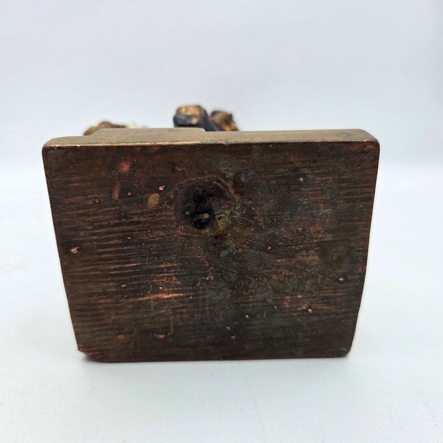 Art Deco Nautical Armor Bronze Swashbuckler/Pirate Bookend Pair For Sale - Image 10 of 10
