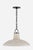 Hudson Valley Lighting Hudson Valley Lighting Pottersville 18 in. 1 Light Pendant in Distressed Bronze and Ceramic Ivory Crackle Finish For Sale - Image 4 of 6