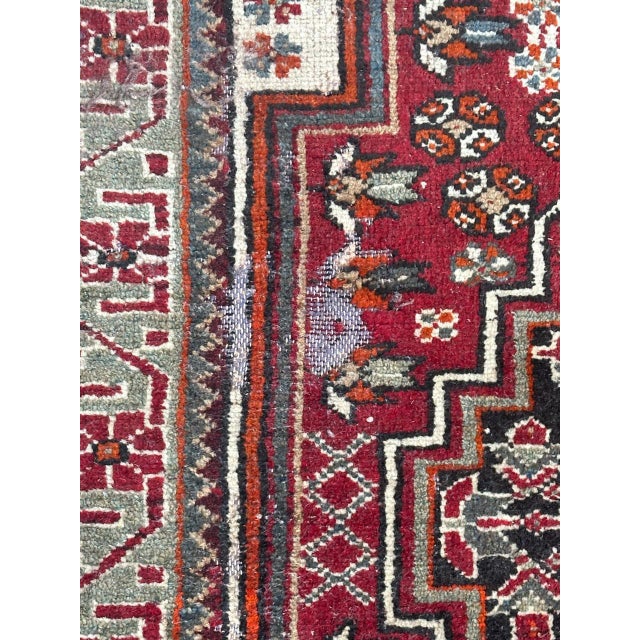 Textile Mid-Century Hamadan Rug, 1950s For Sale - Image 7 of 18