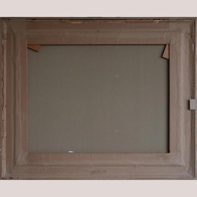 Emilia Castañeda Martínez, Female Figure with Cat, 1970s, Oil on Canvas For Sale - Image 7 of 9