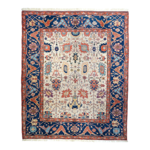 Vintage Turkish Area Rug 9'0" X 10'8"