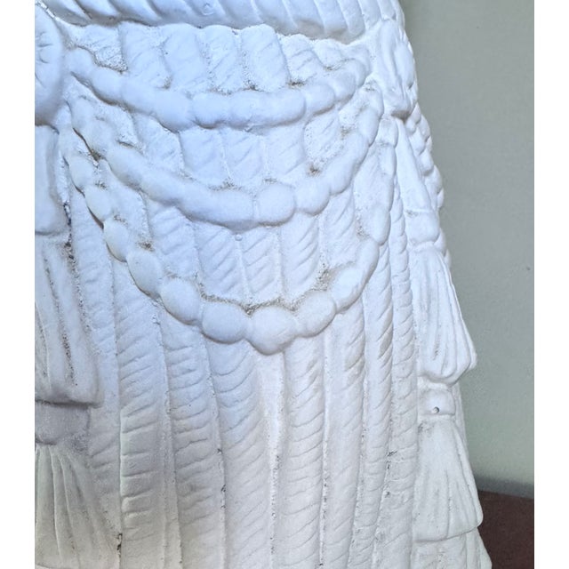 Mid 20th Century Plaster Tassel Side Table in the Style of Dorothy Draper For Sale In Saint Louis - Image 6 of 13