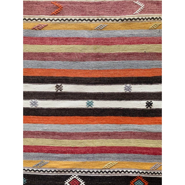 Textile Vintage Anatolian Kilim Rug, 1960s For Sale - Image 7 of 16
