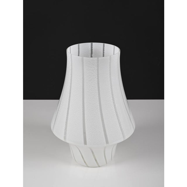 Mid-Century Italian Mushroom-Shaped Table Lamp in Murano Glass, 1970s For Sale - Image 10 of 18