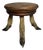 Antique Taxidermy Deer Hoof Mahogany Stool For Sale