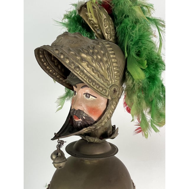 Sicilian Paladin Heads with Marble Bases, 1940s, Set of 2 For Sale - Image 16 of 18