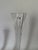 Contemporary Global Views Portugal Graduated Hand-Blown Ribbed Glass Candlesticks | Set of Three For Sale - Image 3 of 8