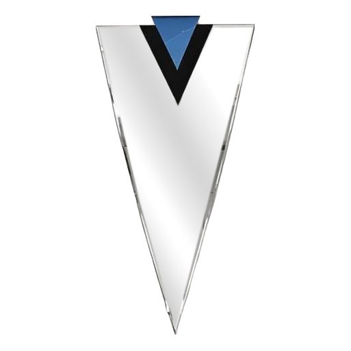 Vintage Iceberg Espe Wall Mirror, 1980s For Sale