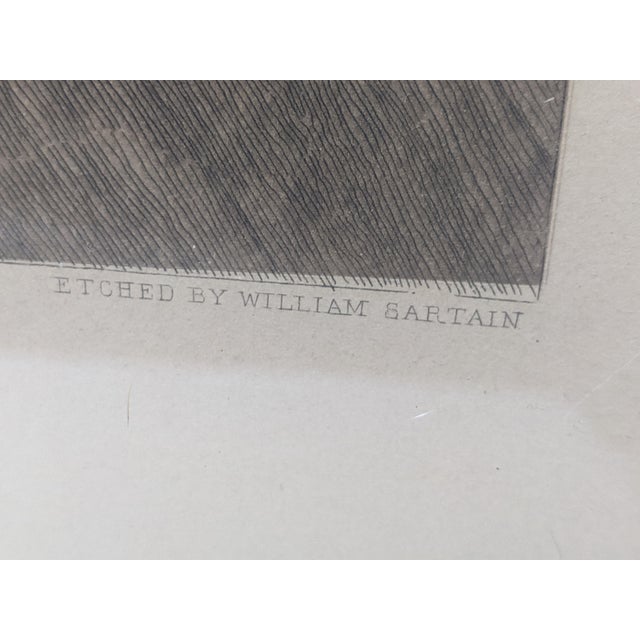 Wood 1888 Day Dreams Oversized Framed Etching – William Sartain & Percy Moran For Sale - Image 7 of 12