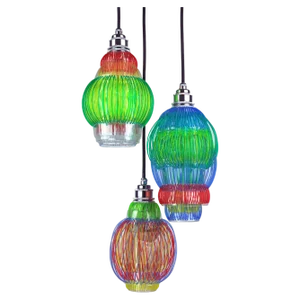 Lluvia Pendant Lamp by Anabella Georgi, Set of 3