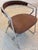 Upholstered Chairs in Chrome with Brown Velour, Set of 4 For Sale - Image 4 of 10