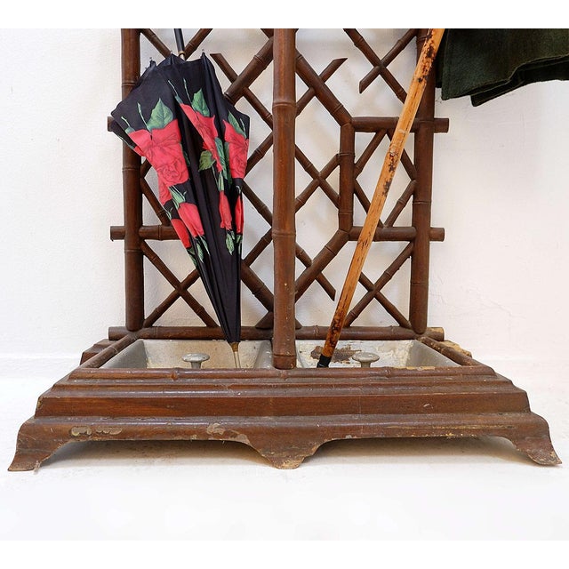Coat Rack in Faux Bamboo, 1800s For Sale - Image 4 of 16